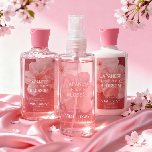 Cherry Blossom Body Care Set for Soft & Fresh Everyday Routine