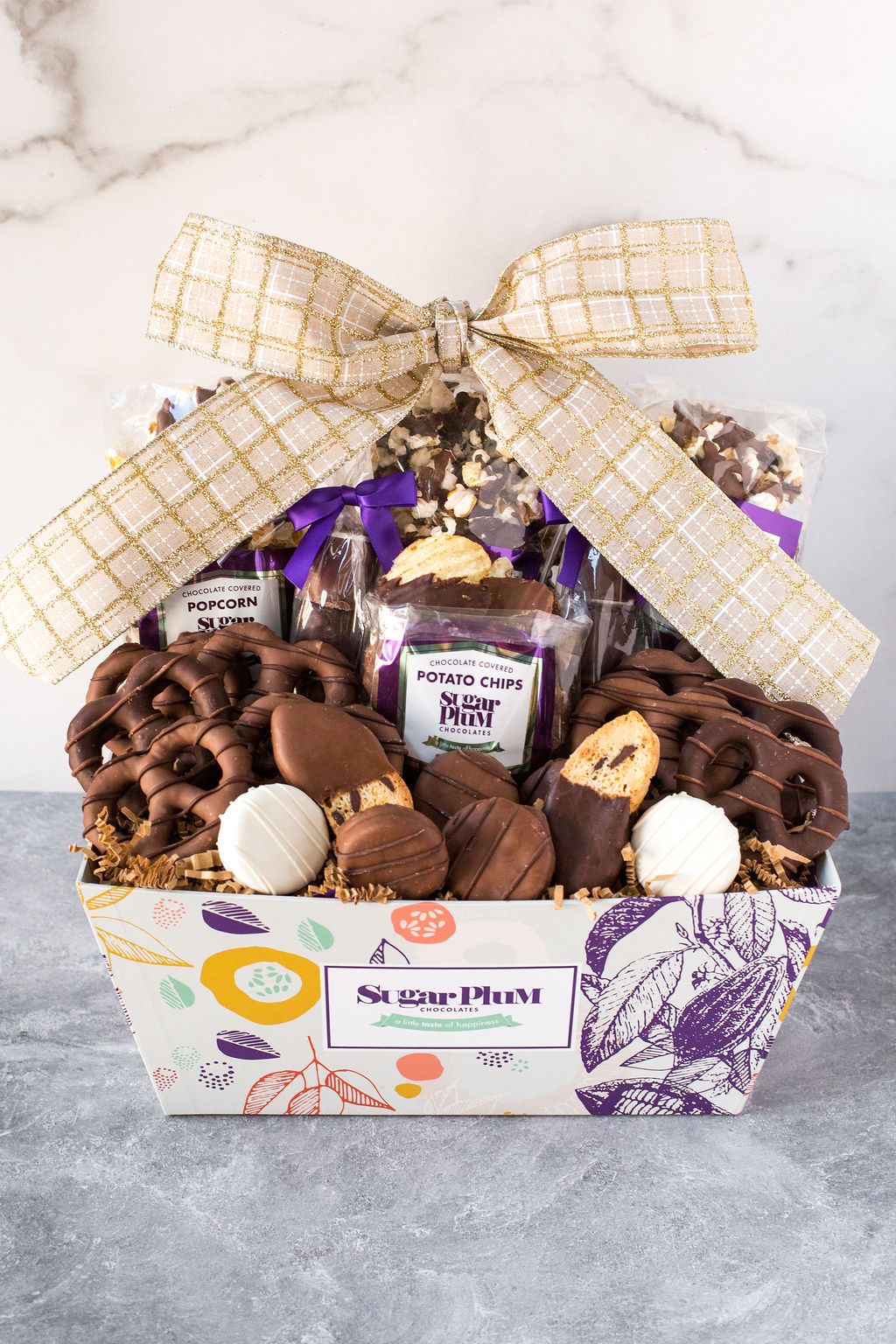 Chocolate Matterhorn Gift Basket – 25-Piece Assortment | Chocolate