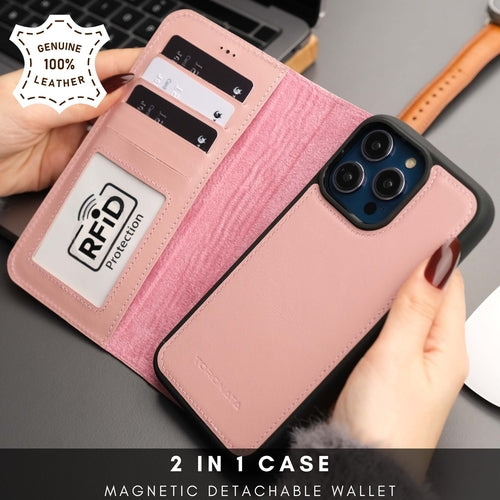 Casper iPhone 16 Pro Max Wallet Case Leather MagSafe