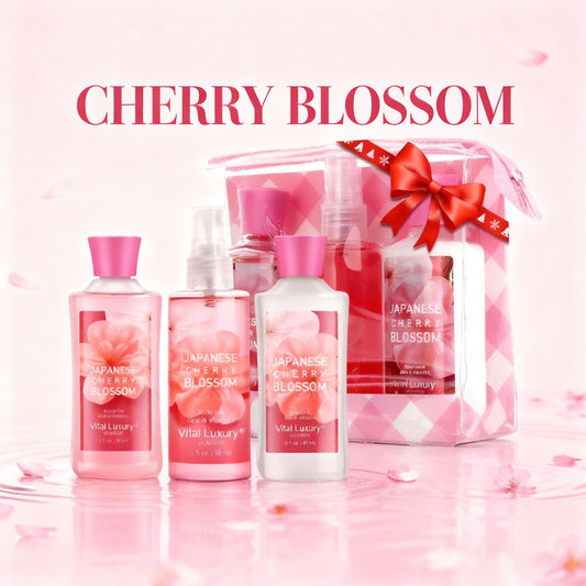 Cherry Blossom Body Care Set for Soft & Fresh Everyday Routine