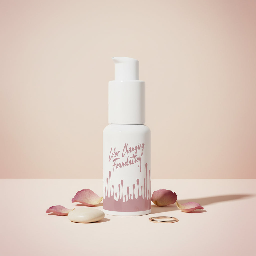Color-adapting face foundation with a smooth finish.
