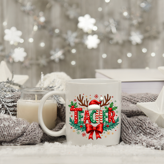 Teacher Reindeer 15oz Mug