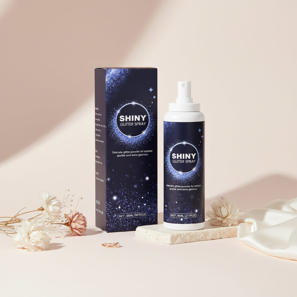 glitter spray for hair and body