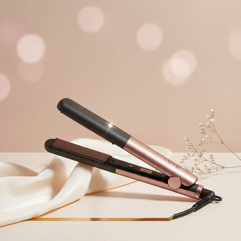 Fast-heating ceramic hair straightener