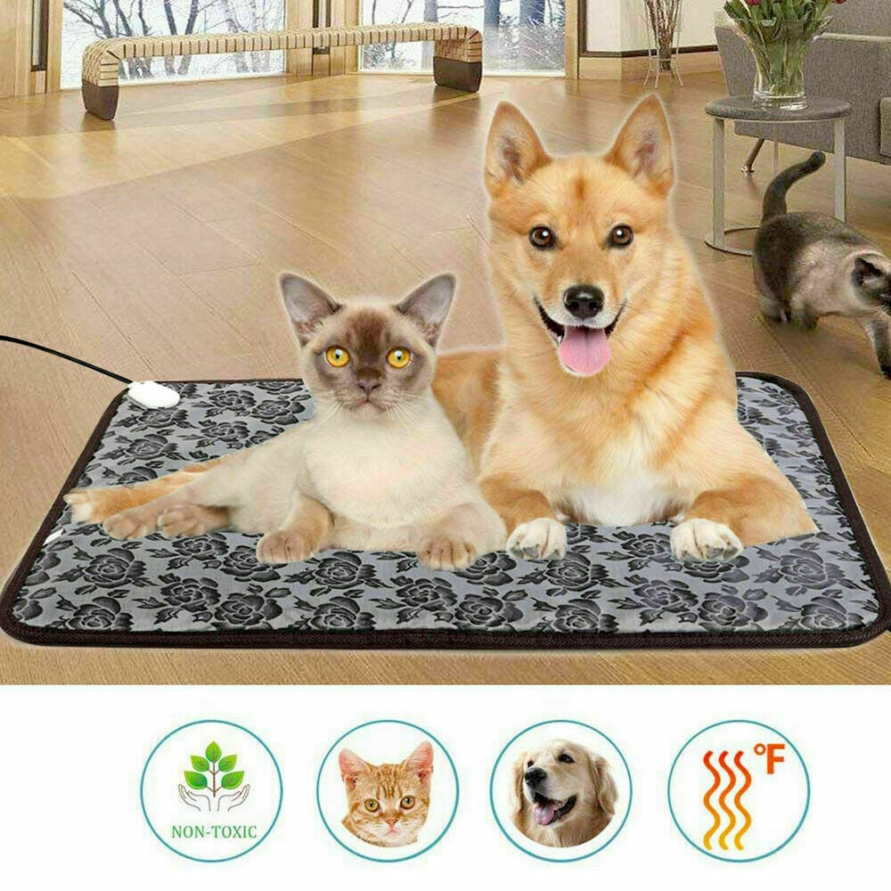 Thermal Heating Waterproof Bed Pad for Pets with Adjustable