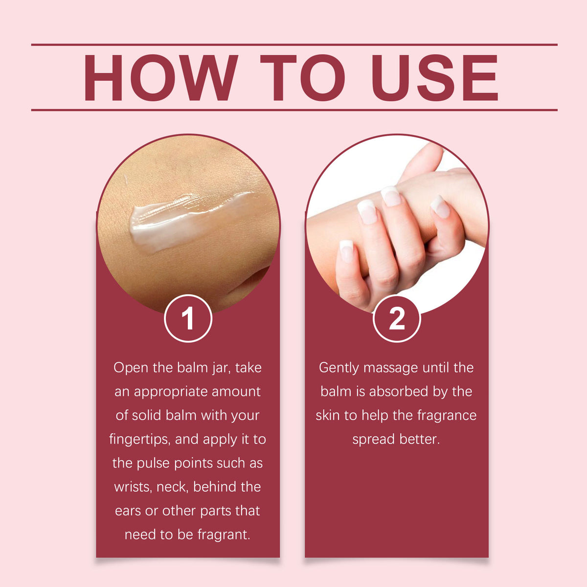 Travel-friendly solid perfume for everyday fragrance touch-ups.