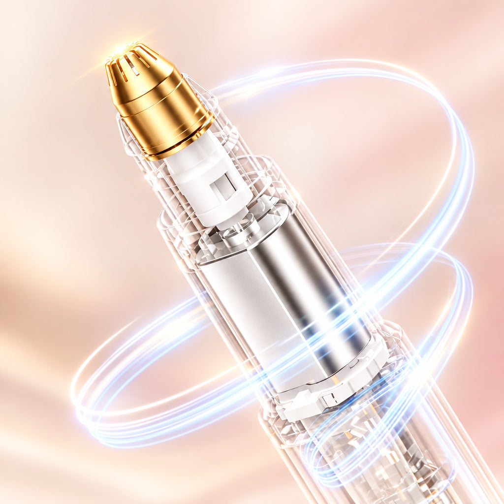 Electric eyebrow trimmer for tidying and shaping eyebrow edges