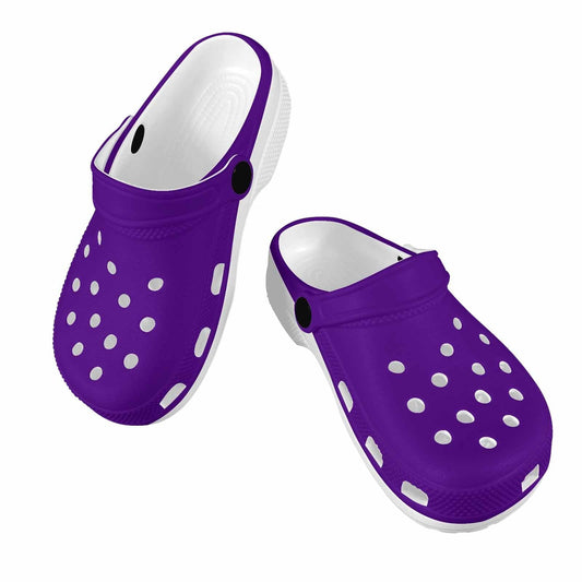 Indigo Purple Clogs for Youth